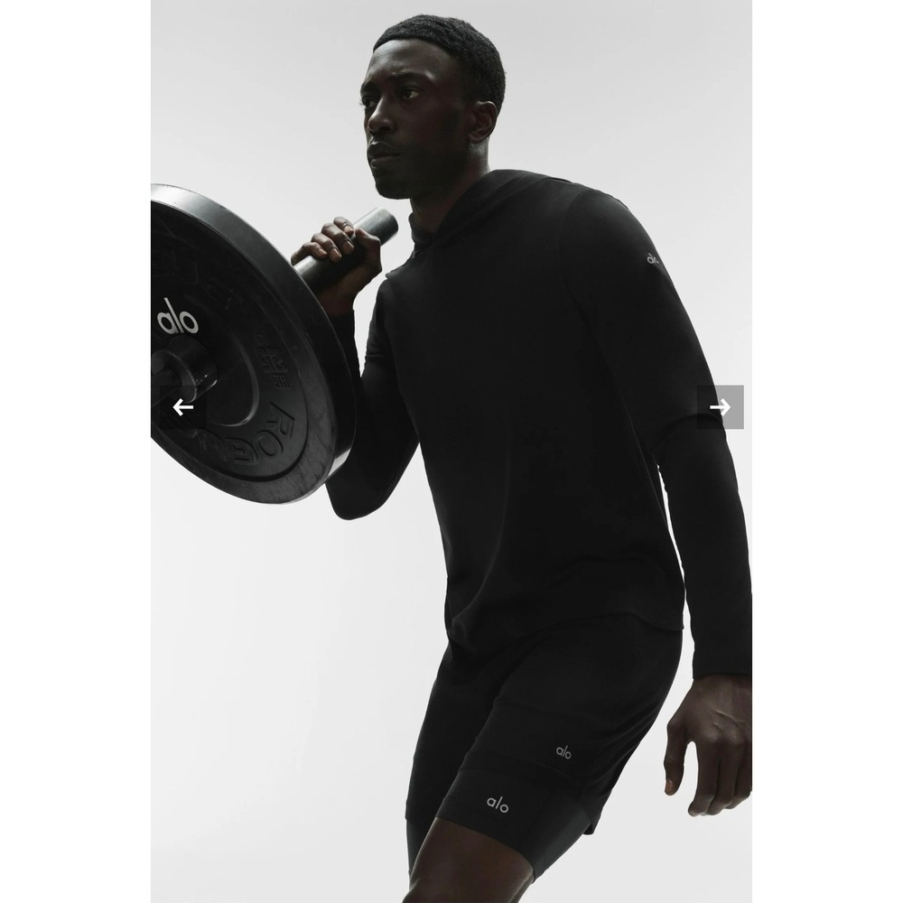 Alo Yoga Unisex Conquer Hoodie Activewear Atheleisure Streetwear Quiet Luxury